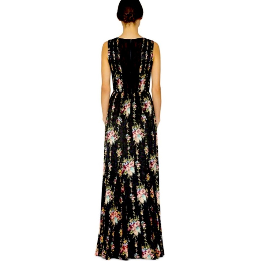 LAST CHANCE Alice+Olivia Ava gown NWOT plunge neck - Picture 7 of 11